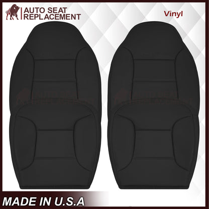 1992 - 1996 Ford Bronco Eddie Bauer Synthetic Leather Seat Cover In Black
