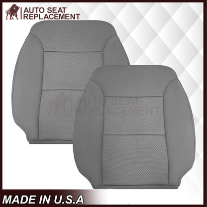 2014-2019 GMC Sierra W/T Base Work Truck Replacement Cloth Seat Cover: Gray