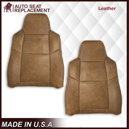 2002-2007 Ford F250 F350 King Ranch Replacement Raw Cowhide Genuine Leather Seat Covers