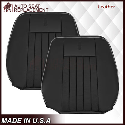 2003 - 2006 Lincoln Navigator Replacement Seat Covers in Black: Choose Genuine Leather or Vinyl