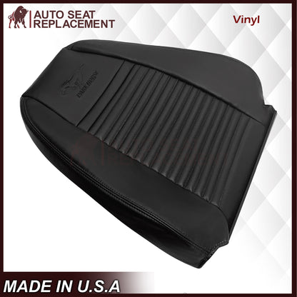 2003-2004 Ford Mustang Mach 1 ONE Replacement Leather Seat Cover in Ebony Black: Choose From Variation