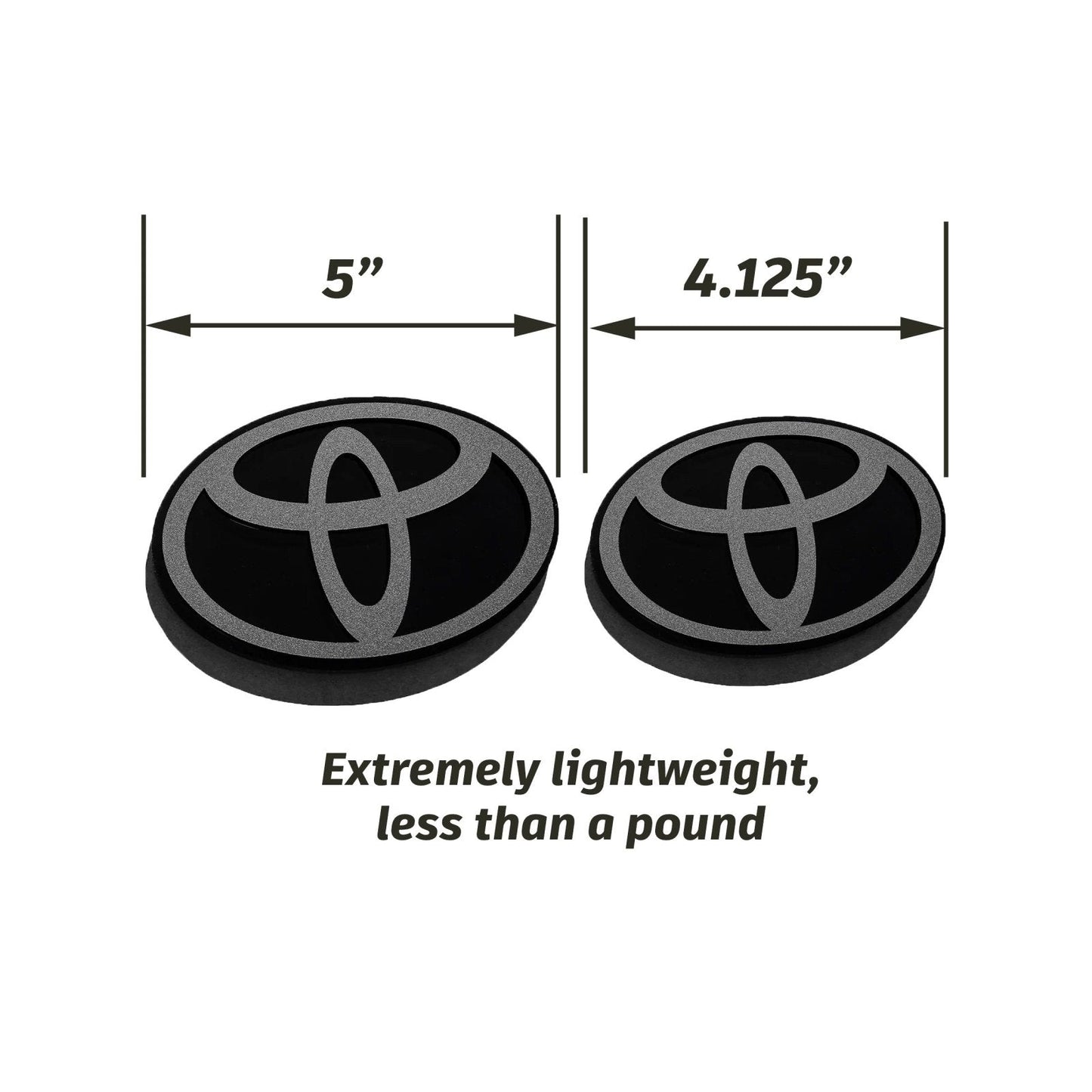 Toyota Camry (2025+) Bumper Raised Emblems (Pair)