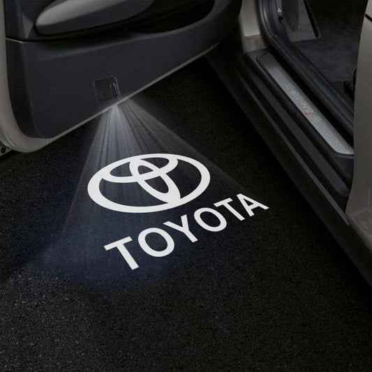 Toyota Auris Door Stick On Puddle Lights Various Designs 2006-2018