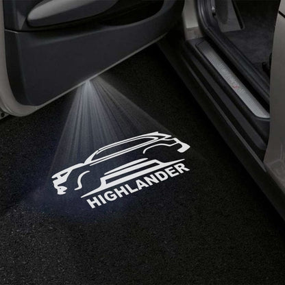 Toyota Grand Highlander Premium Door Puddle Lights Various Designs 2024-2026
