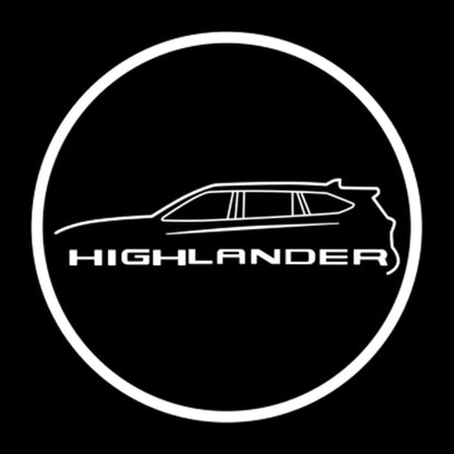 Toyota Grand Highlander Premium Door Puddle Lights Various Designs 2024-2026