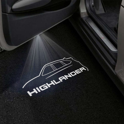Toyota Highlander Premium Door Puddle Lights Various Designs 2008-2026