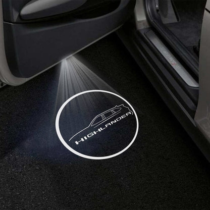 Toyota Highlander Premium Door Puddle Lights Various Designs 2008-2026