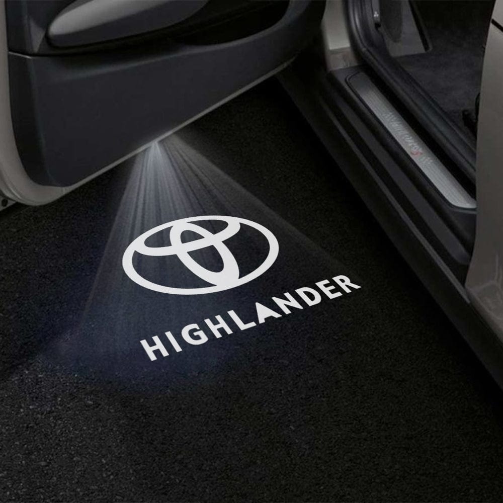 Toyota Highlander Premium Door Puddle Lights Various Designs 2008-2026