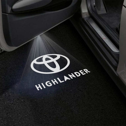 Toyota Kluger Premium Door Puddle Lights Various Designs 2008-2026