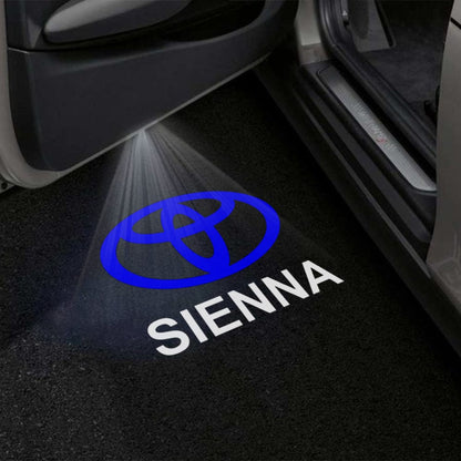 Toyota Sienna 3rd/4th Gen Premium Door Puddle Lights Various Designs 2011-2026
