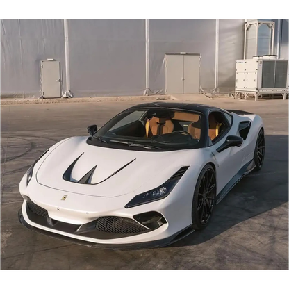 V-Style Carbon Fiber Front Lip for Ferrari F8 Tributo