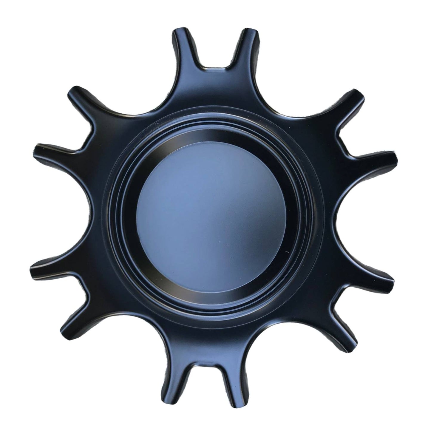 Wheels Center Caps for TR4 Matte Black C-1539 Fit TR4 17"x8 17"x9 Satin Black Wheel (Replacement Blank Center Cap)
