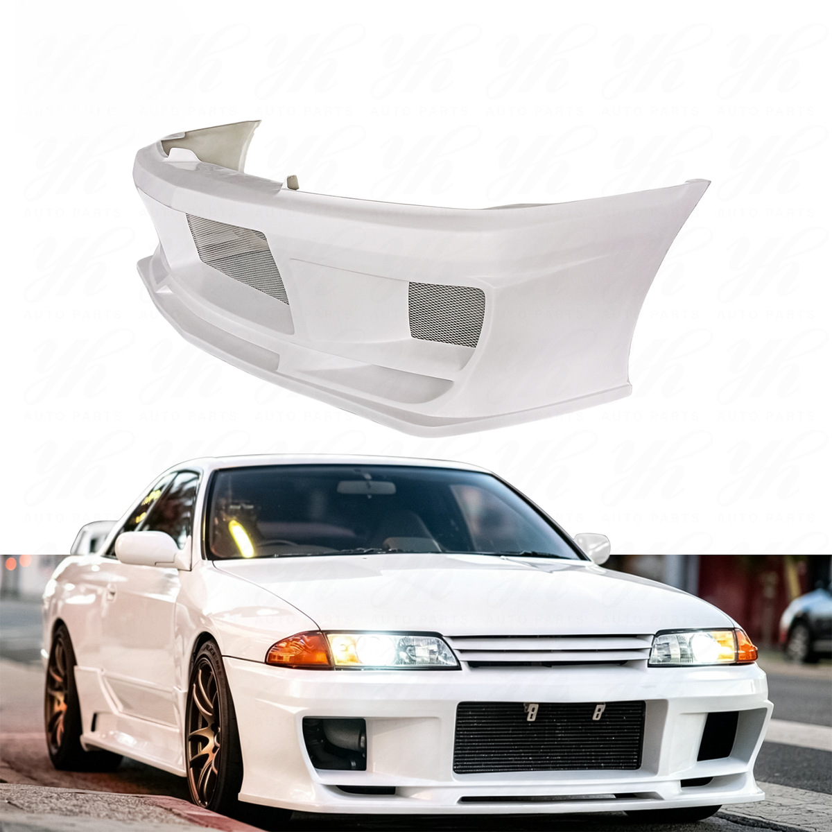 Glass Fiber Front Bumper for Nissan Skyline R32 GTR