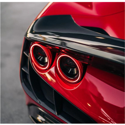 Carbon Fiber R Style Rear Spoiler for Ferrari F8