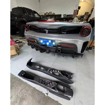 Carbon Fiber Interior Trim Kit for Ferrari 488