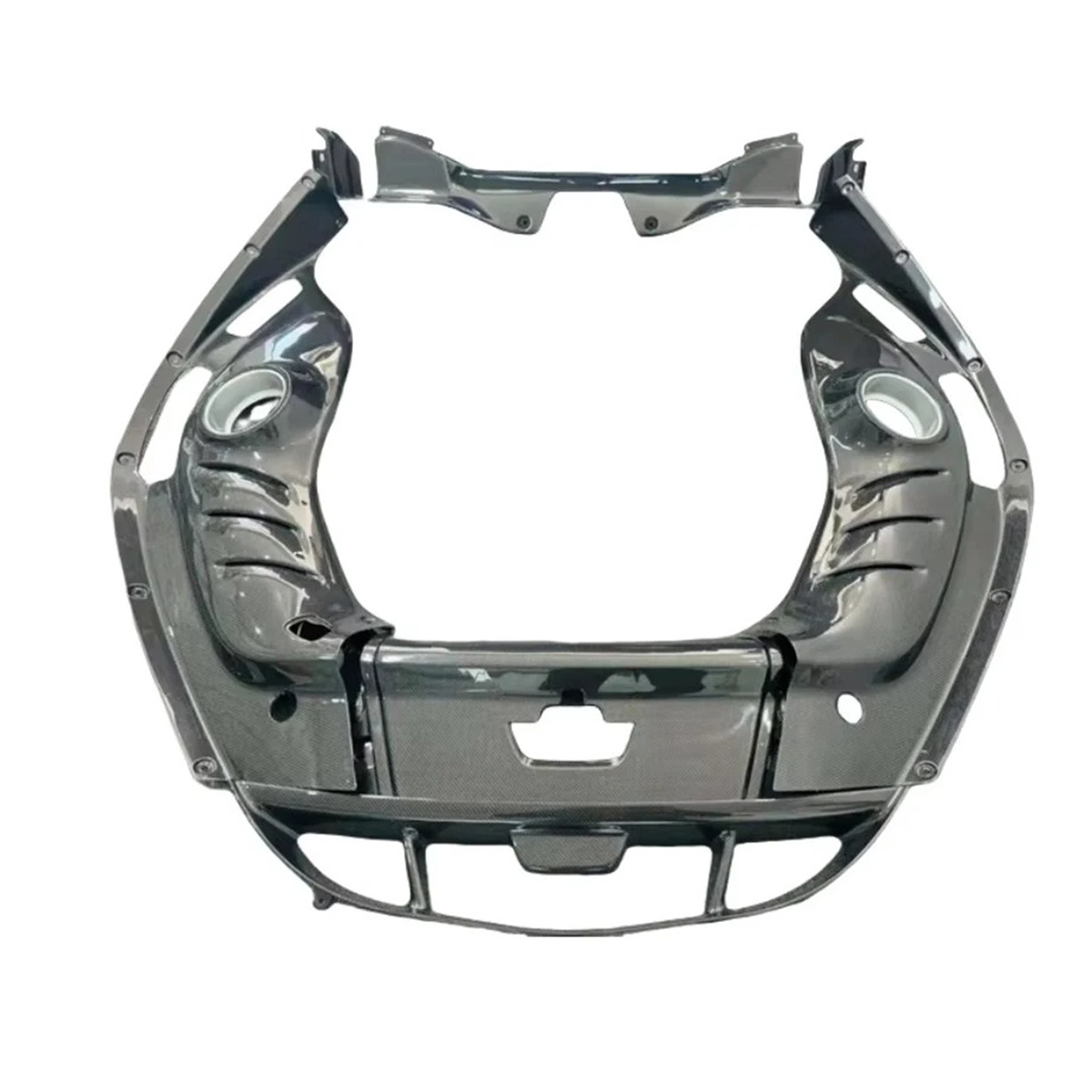 Dry Carbon Fiber Engine Bay Trim Kit Cover for Ferrari 296 GTB GTS
