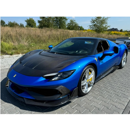 BA Style Carbon Fiber Hood Bonnet for Ferrari 296 GTB