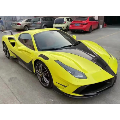 Carbon Fiber M Style Aerodynamic Full Body Kit for Ferrari 488 GTB