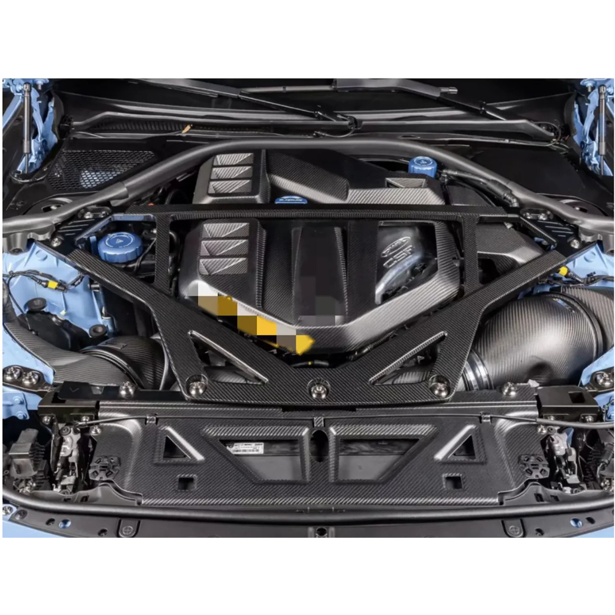 CSL Style Carbon Fiber Strut Brace for BMW G87 M2 G80 M3 G82 G83 M4