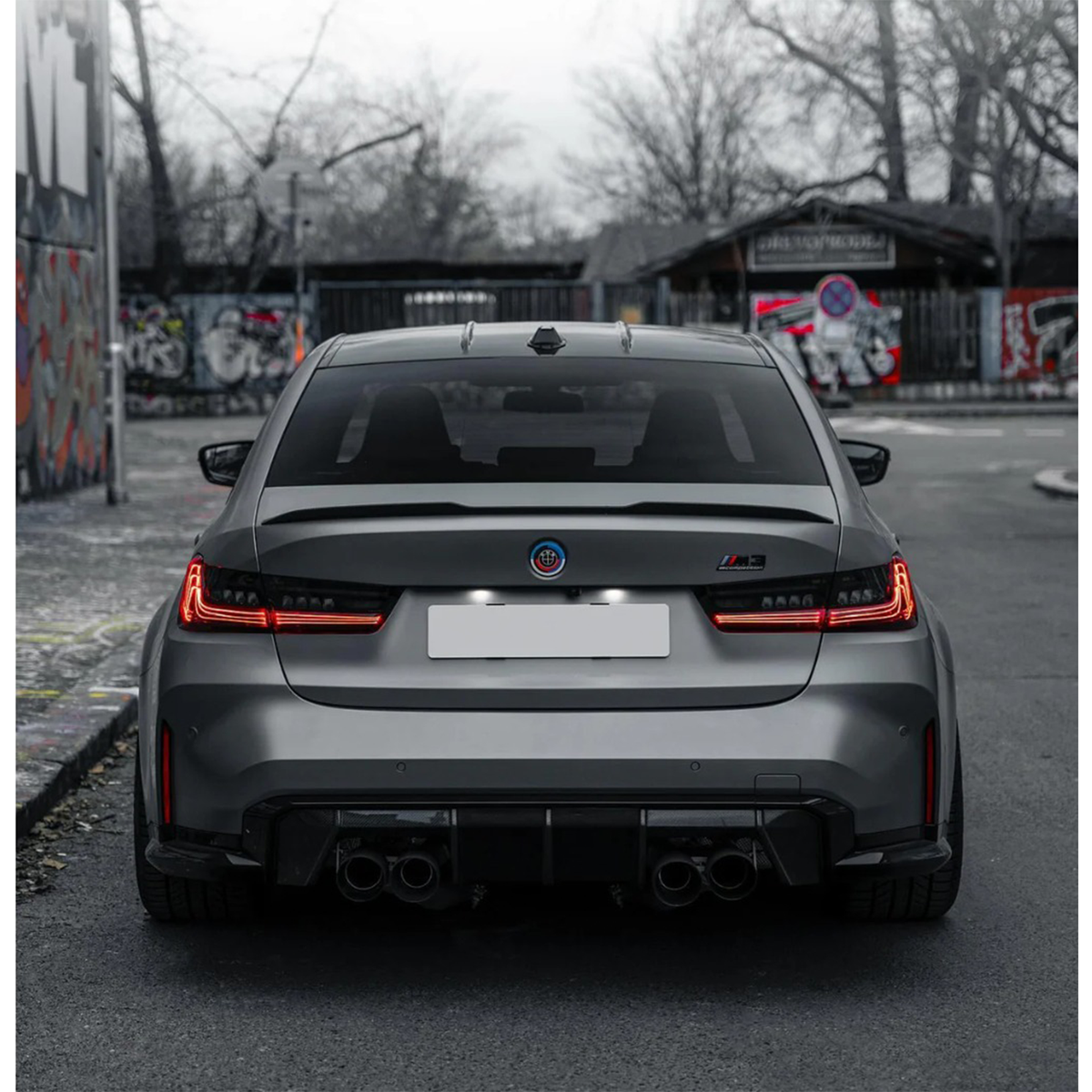 CSL Style Laser Taillights for BMW G80 M3 G20 3 Series