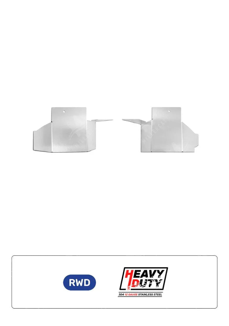 Toyota Tundra 2007-2021 RWD | Sequoia 2008-2022 RWD V2 Cat Shield Add-on