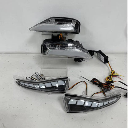 2014-2024 Infiniti Q50 Q60 Q70 Flow Series RGB LED Side Mirror Lights + Turn Signals