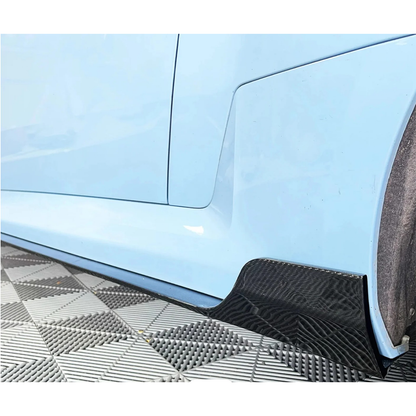 Pre-Preg Carbon Fiber A Style Side Skirts for BMW G87 M2