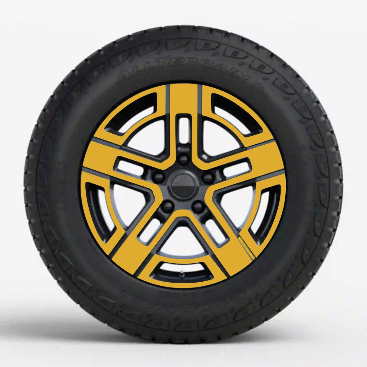 Wheels Vinyl Covers | Spokes Color Wrap Chrome Delete for Rivian R1T & Rivian R1S