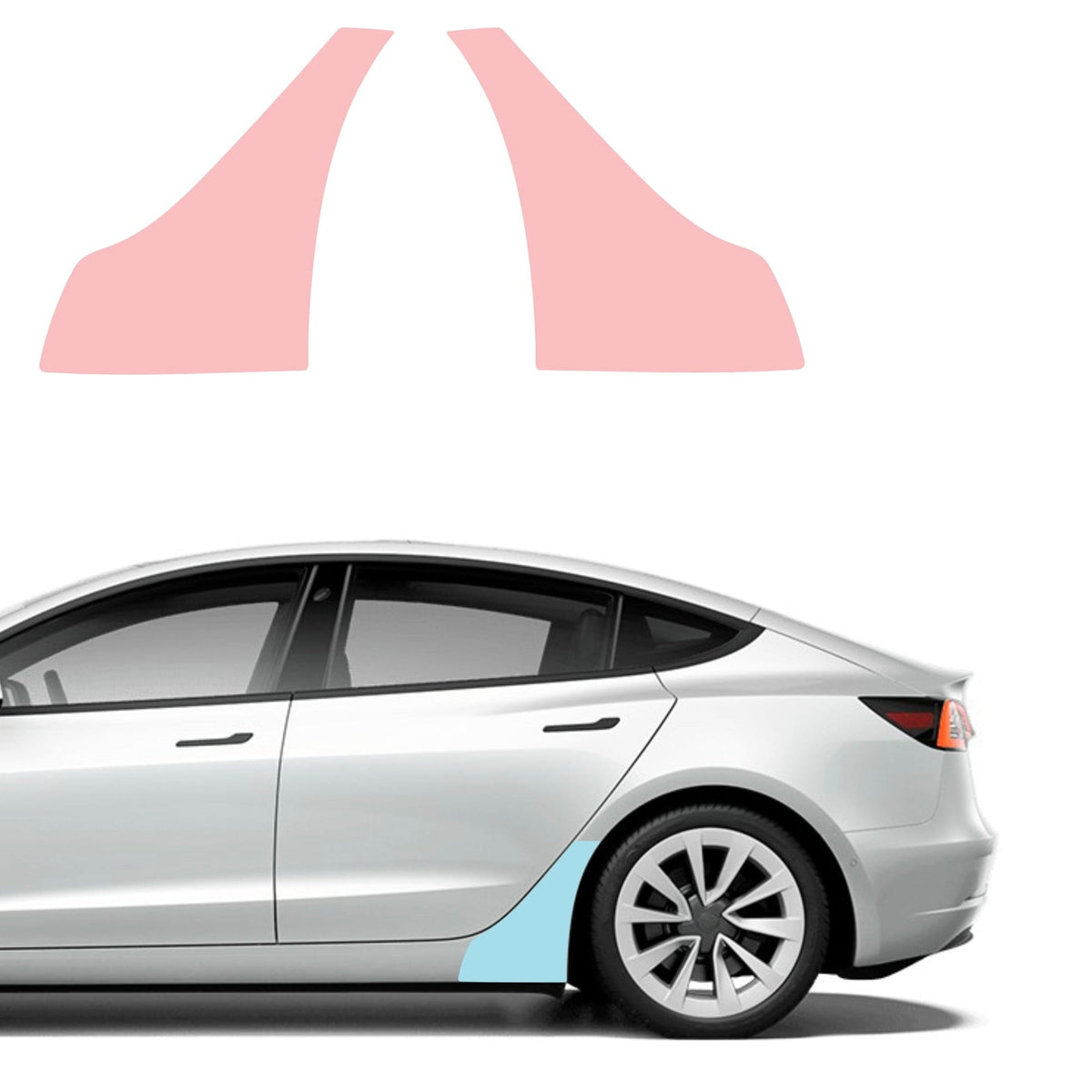 Fenders PPF | Paint Protection Film for Tesla Model 3 2017-2027