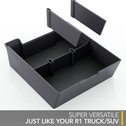 Armrest Organizer | for Rivian R1T & R1S 2021-2027, Storage Tray