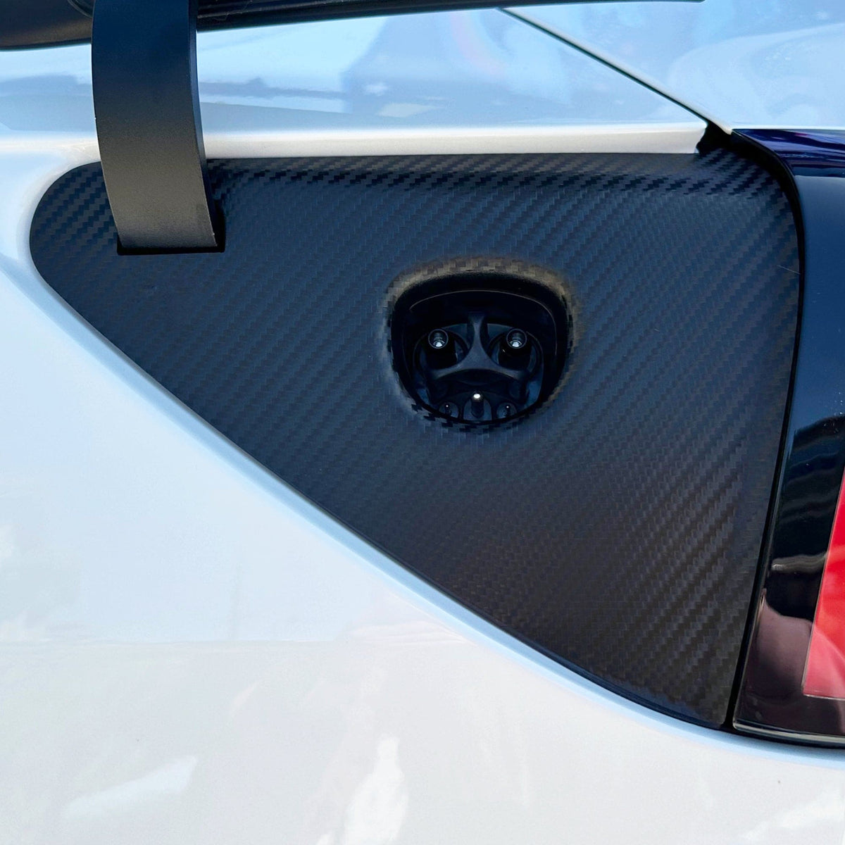 Charge Port Carbon Fiber Wrap | Tesla Model 3 Highland & Model Y Juniper