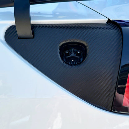 Charge Port Carbon Fiber Wrap | Tesla Model 3 Highland & Model Y Juniper