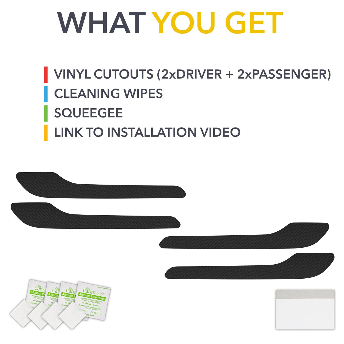 Door Handles Vinyl Covers | Tesla Model 3 / Model Y 2017-2027