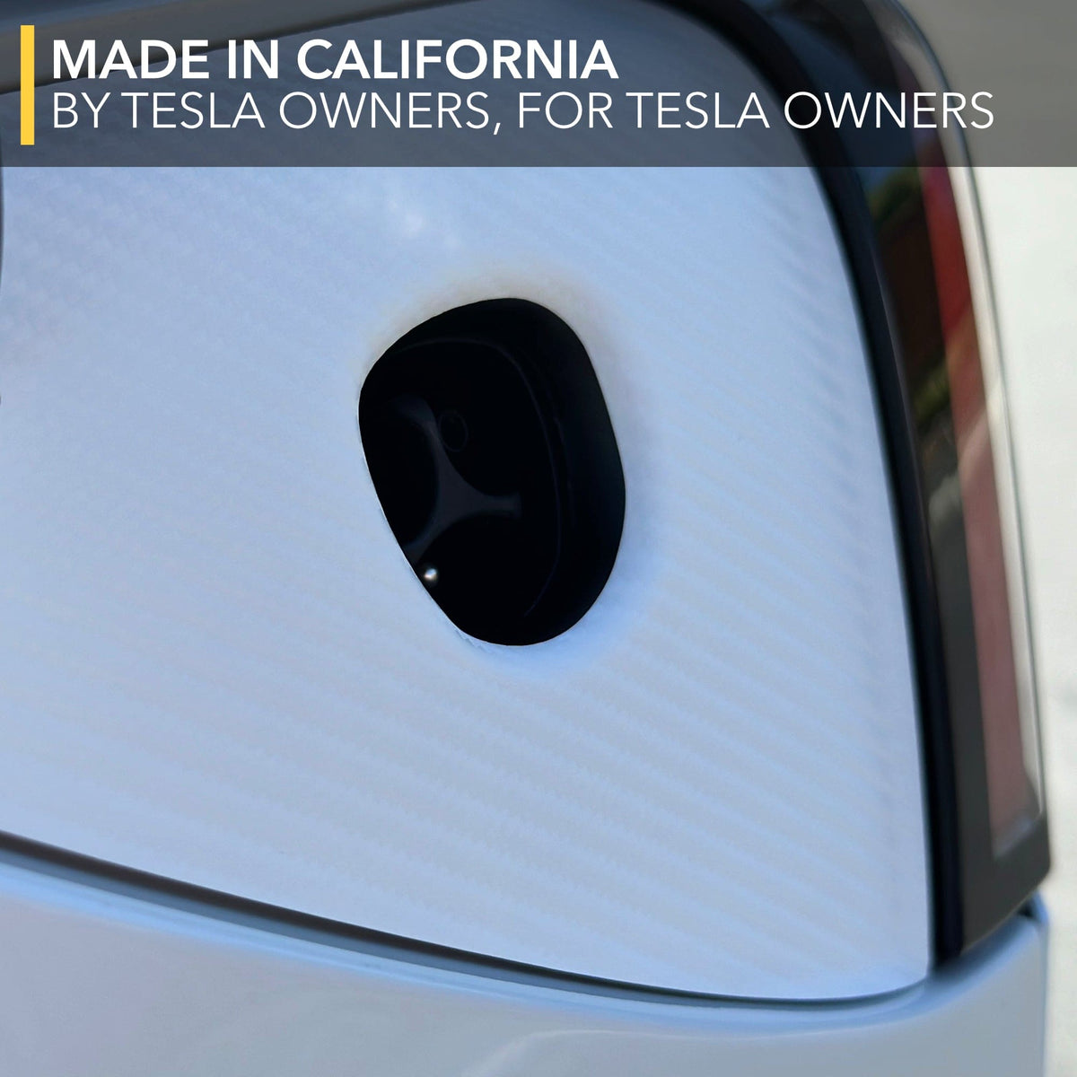 Charge Port Carbon Fiber Wrap | Tesla Model 3 Highland & Model Y Juniper