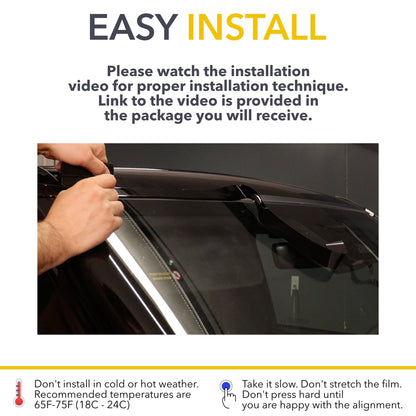 Chrome Delete Blackout Wrap Kit | for Rivian R1S 2022-2027