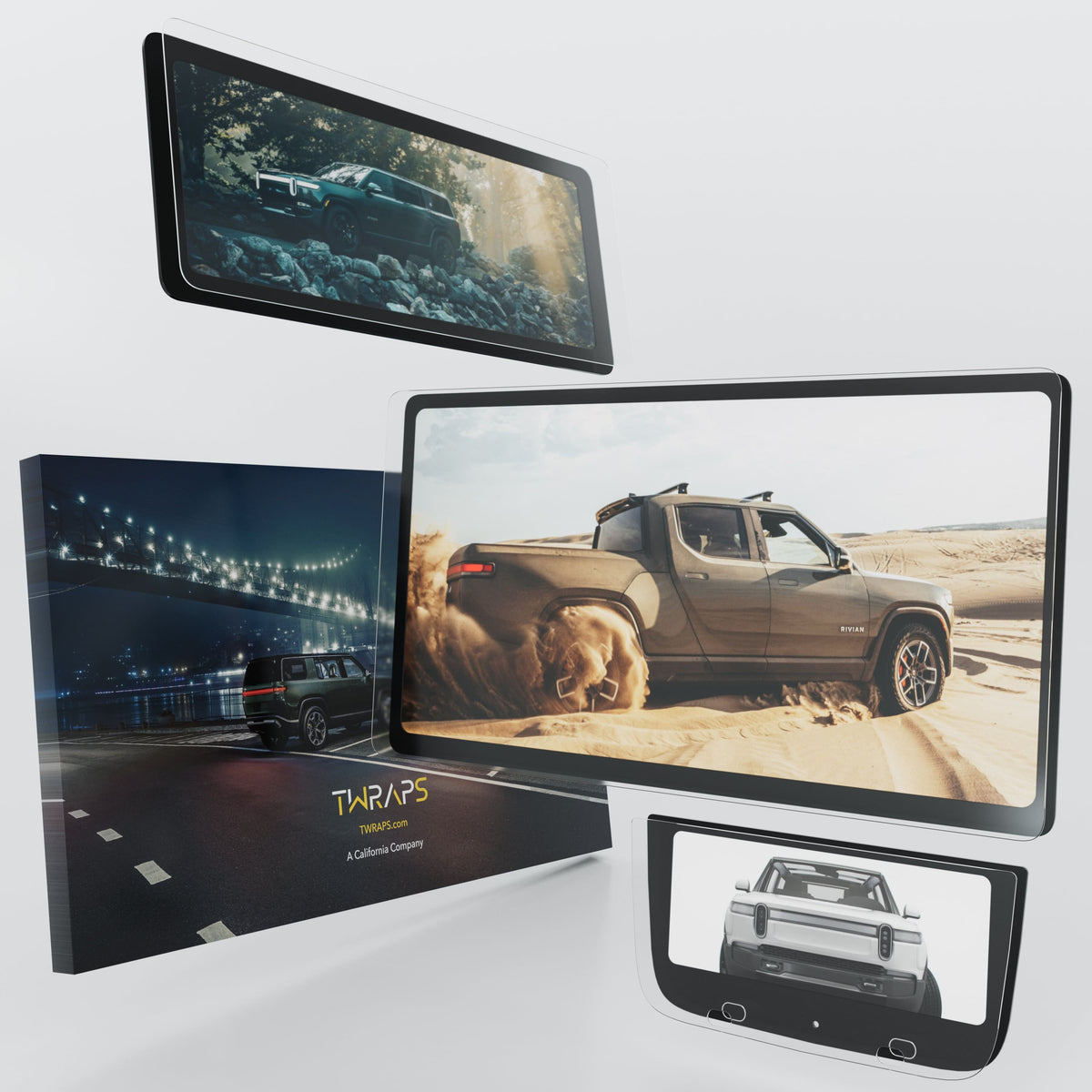 Screen Protectors | 9H Hardness PET for Rivian R1T / R1S 2021-2026