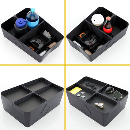 Floor Storage Organizer | Lower Center Console Tray for Rivian R1S & R1T 2021-2027