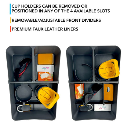 Floor Storage Organizer | Lower Center Console Tray for Rivian R1S & R1T 2021-2027