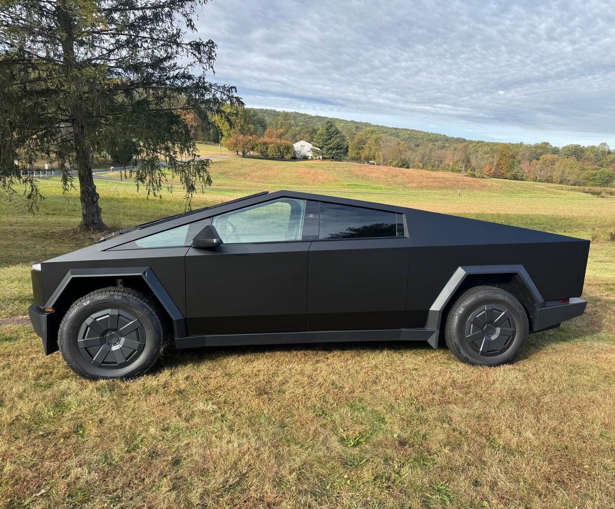 Matte Black Cybertruck Wrap - Premium Color Infused PPF