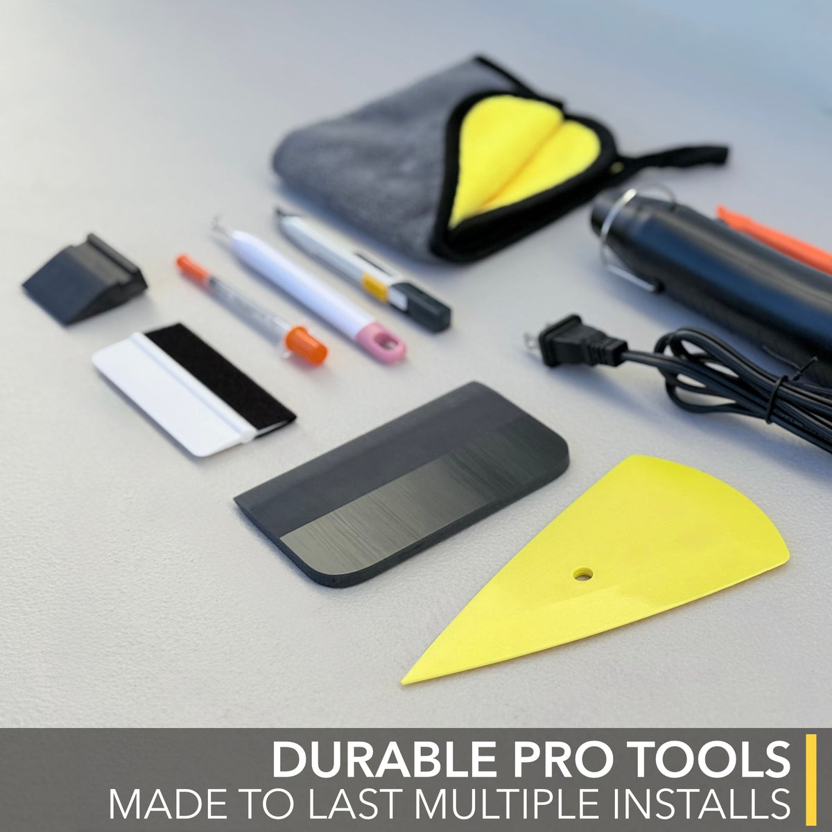 Pro Install Kit | Spray Bottle, Squeegees, Microfiber, Heat gun and more