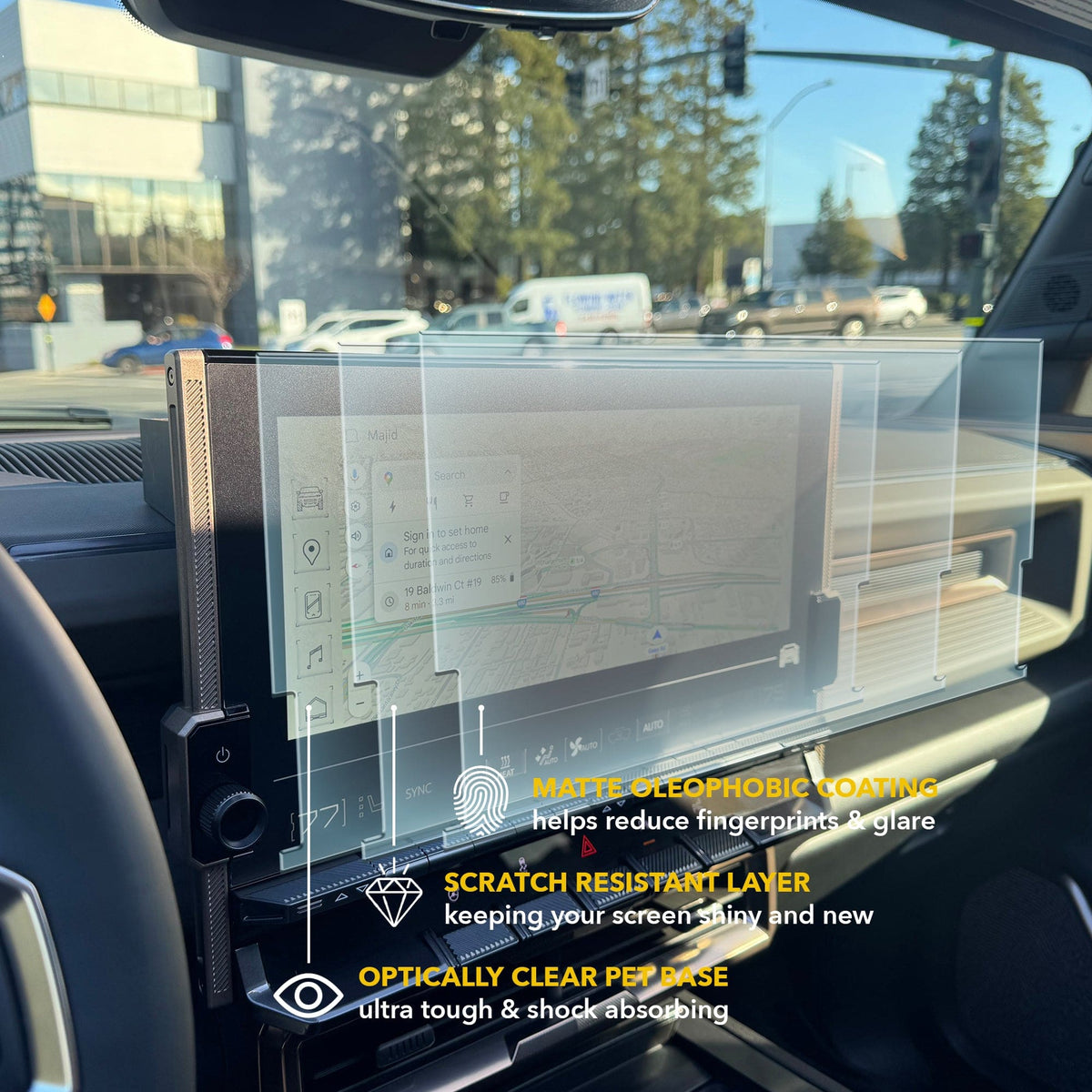 Screen Protectors | GMC Hummer EV Display Cover 9H Ultra Tough