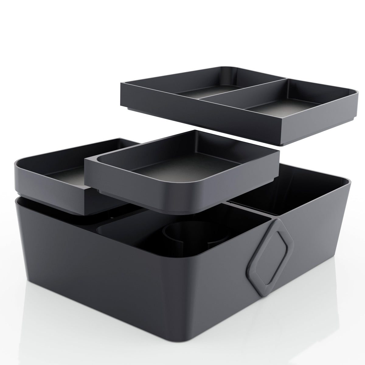 Floor Storage Organizer | Lower Center Console Tray for Rivian R1S & R1T 2021-2027
