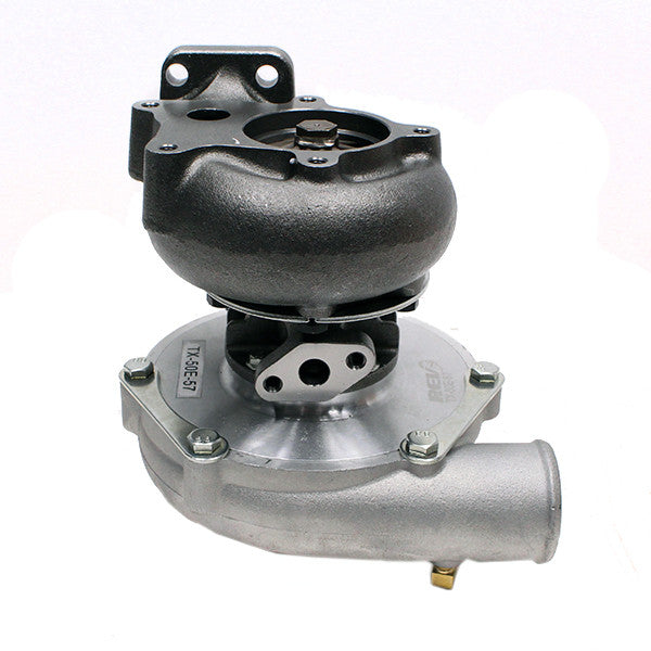 REV9 TX-50E-57 Billet Compressor Wheel Turbocharger .63AR, T3 Flange, 5-Bolt Exhaust Flange