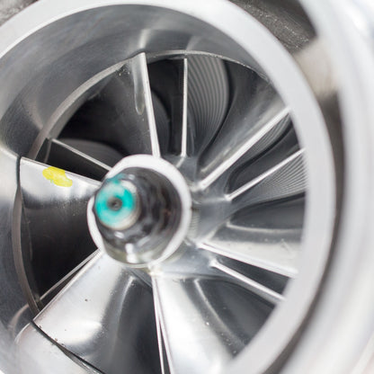 REV9 TX-66-62 Billet Compressor Wheel Turbocharger .68 AR, T4 Flange, 3 in. V-Band Exhaust Flange