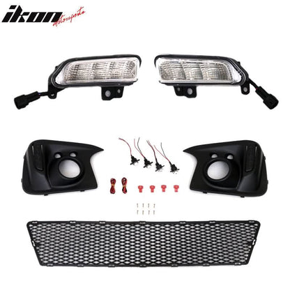 2015-2016Â Honda Fit GK5 Front Bumper Conversion Cover DRL Light PP