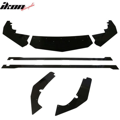 2016-2018Â Honda Civic Sedan IKON Front Rear Bumper Lip Side Skirts