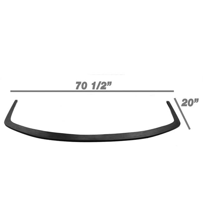 2008-2015 Mitsubishi Lancer EVO X 10 Front Splitter For VTX Voltex Lip