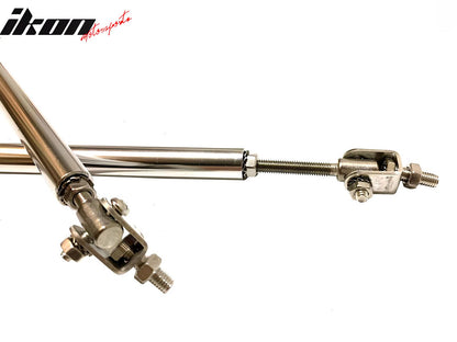 Universal Adjustable Splitter Rods Silver Stainless Steel 7-9 Inch
