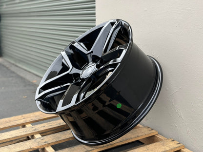 GM5 20x9 6x139.7 +24 78.1 GLOSS BLACK (FITS GMC SILVERADO TAHOE SIERRA)
