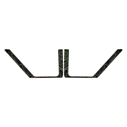 Topo Rear Door Net Trim Overlay Kit (Printed Series) - 2021+ Bronco